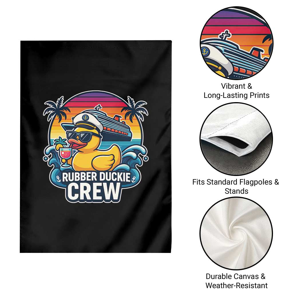 Funny Rubber Duckie Cruise Garden Flag TS14 Print Your Wear