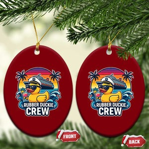 Funny Rubber Duckie Cruise Ceramic Ornament TS14 Print Your Wear