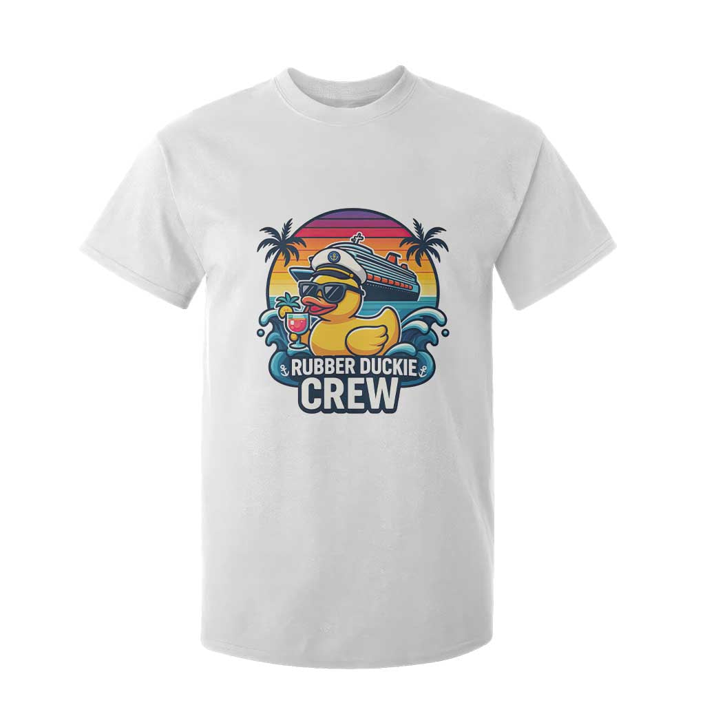 Funny Rubber Duckie Cruise T Shirt For Kid TS14 White Print Your Wear