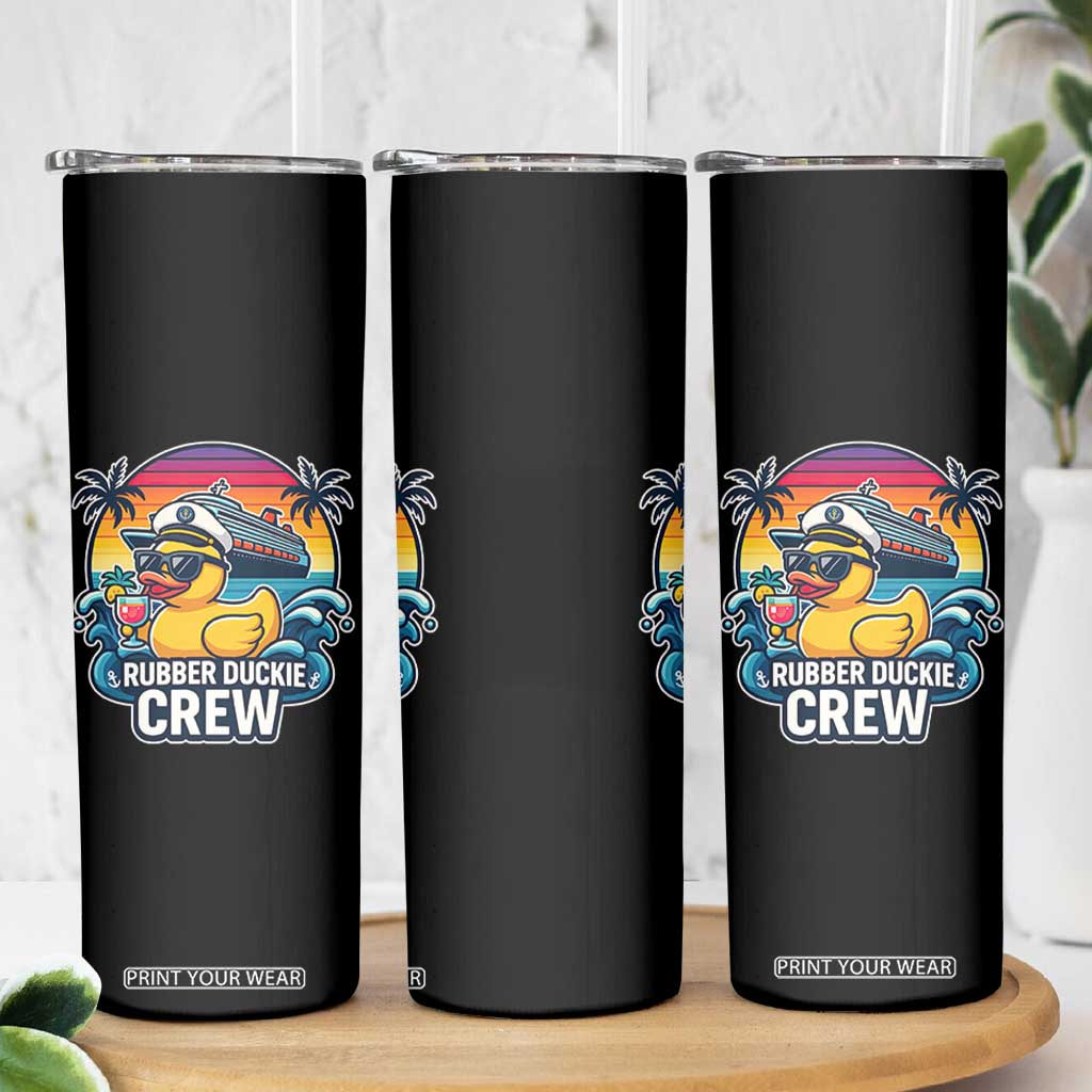 Funny Rubber Duckie Cruise Skinny Tumbler TS14 Print Your Wear