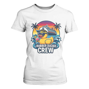 Funny Rubber Duckie Cruise T Shirt For Women TS14 White Print Your Wear