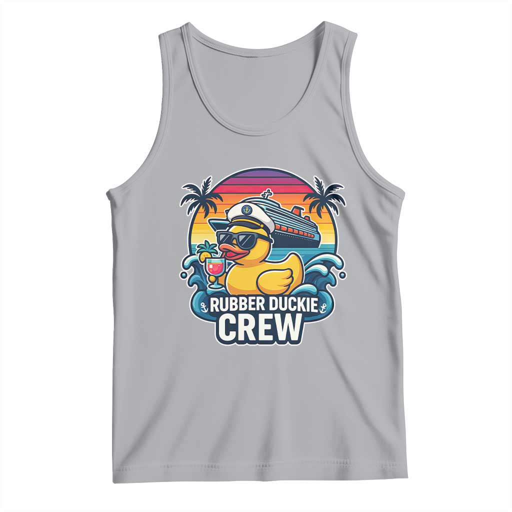 Funny Rubber Duckie Cruise Tank Top TS14 Athletic Heather Print Your Wear
