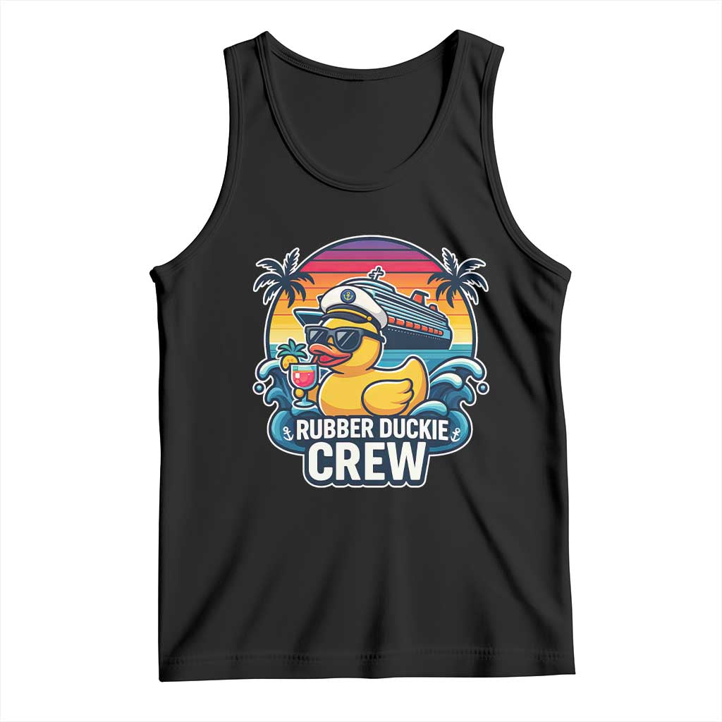 Funny Rubber Duckie Cruise Tank Top TS14 Black Print Your Wear