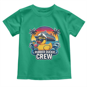 Funny Rubber Duckie Cruise Toddler T Shirt TS14 Irish Green Print Your Wear