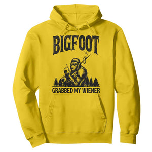 Bigfoot Grabbed My Wiener Hoodie Funny Sasquatch Camping TS14 Daisy Print Your Wear