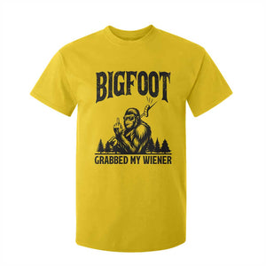 Bigfoot Grabbed My Wiener T Shirt For Kid Funny Sasquatch Camping TS14 Daisy Print Your Wear