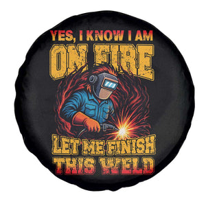 Funny Welding Bigfoot Spare Tire Cover Cryptid Welder Sasquatch TS14 Print Your Wear
