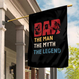 Dad The Man The Myth The Legend Garden Flag Funny Welder Welding TS14 Print Your Wear