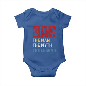 Dad The Man The Myth The Legend Baby Onesie Funny Welder Welding TS14 Royal Blue Print Your Wear