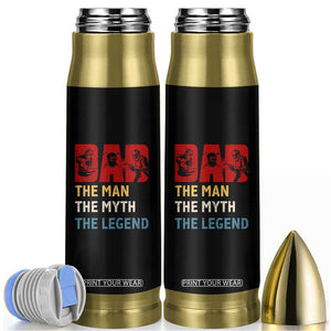 Dad The Man The Myth The Legend Bullet Tumbler Funny Welder Welding TS14 Black Print Your Wear