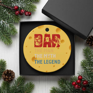Dad The Man The Myth The Legend Ceramic Ornament Funny Welder Welding TS14 1pc Yellow Cheese Print Your Wear