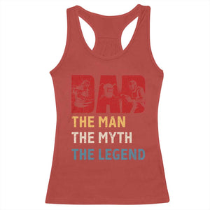 Dad The Man The Myth The Legend Racerback Tank Top Funny Welder Welding TS14 Red Print Your Wear