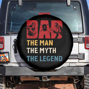 Dad The Man The Myth The Legend Spare Tire Cover Funny Welder Welding TS14 No hole Black Print Your Wear