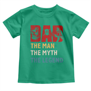 Dad The Man The Myth The Legend Toddler T Shirt Funny Welder Welding TS14 Irish Green Print Your Wear