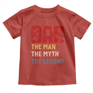 Dad The Man The Myth The Legend Toddler T Shirt Funny Welder Welding TS14 Red Print Your Wear