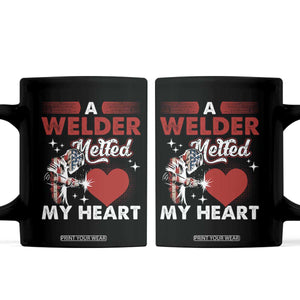 Funny Welding Welder Wife Girlfriend Coffee Mug TS14 Black Print Your Wear