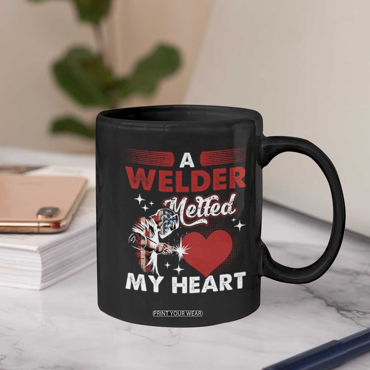 Funny Welding Welder Wife Girlfriend Coffee Mug TS14 Print Your Wear