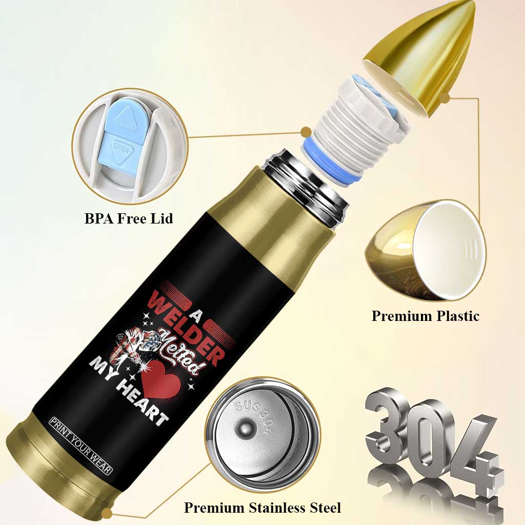 Funny Welding Welder Wife Girlfriend Bullet Tumbler TS14 Print Your Wear