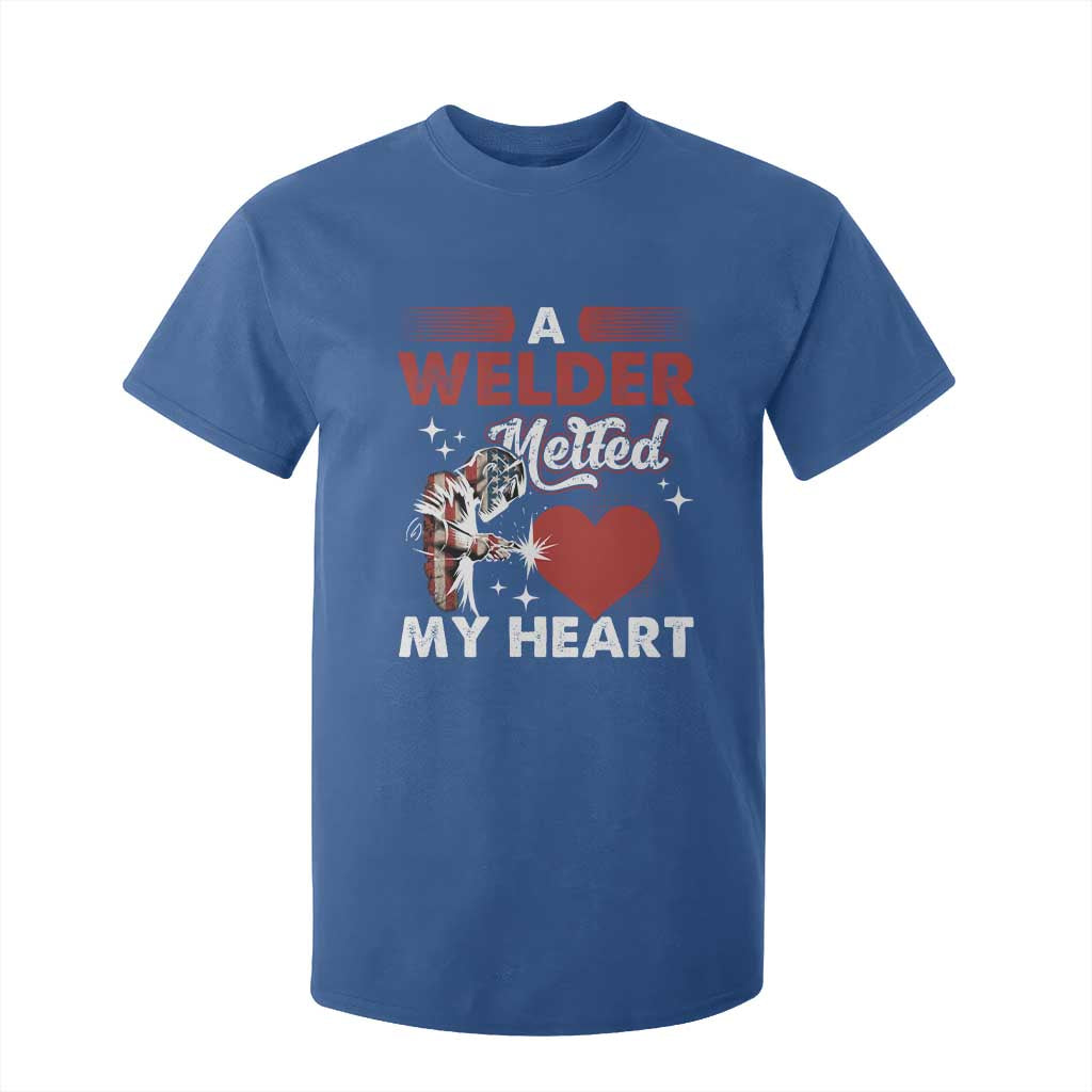 Funny Welding Welder Wife Girlfriend T Shirt For Kid TS14 Royal Blue Print Your Wear
