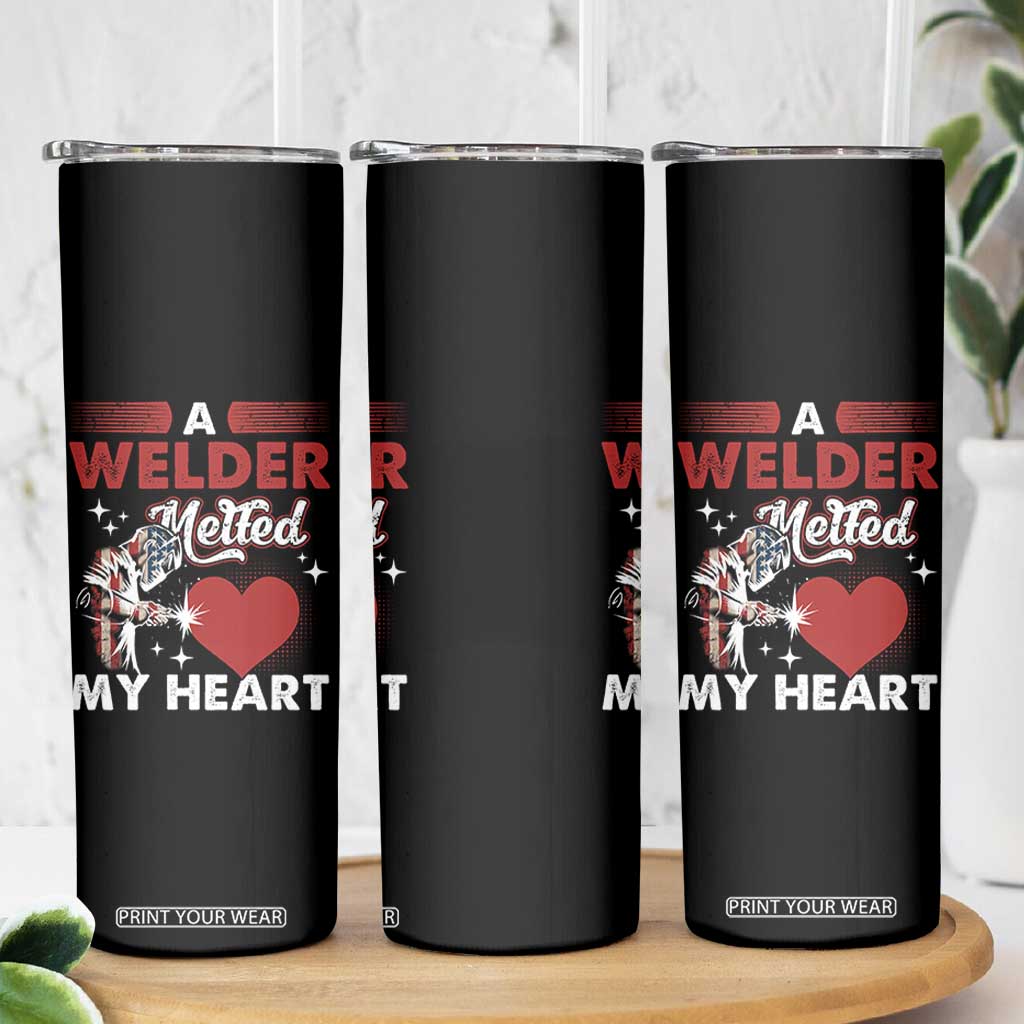 Funny Welding Welder Wife Girlfriend Skinny Tumbler TS14 Print Your Wear