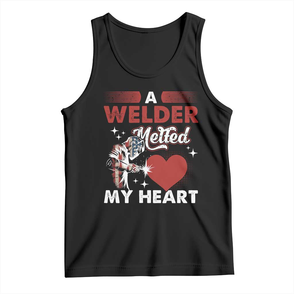 Funny Welding Welder Wife Girlfriend Tank Top TS14 Black Print Your Wear