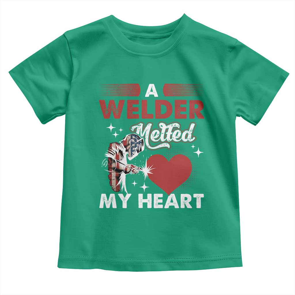 Funny Welding Welder Wife Girlfriend Toddler T Shirt TS14 Irish Green Print Your Wear