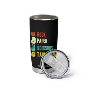 Funny Woodworker Tumbler Cup Rock Paper Scissors Table Saw TS14 Print Your Wear