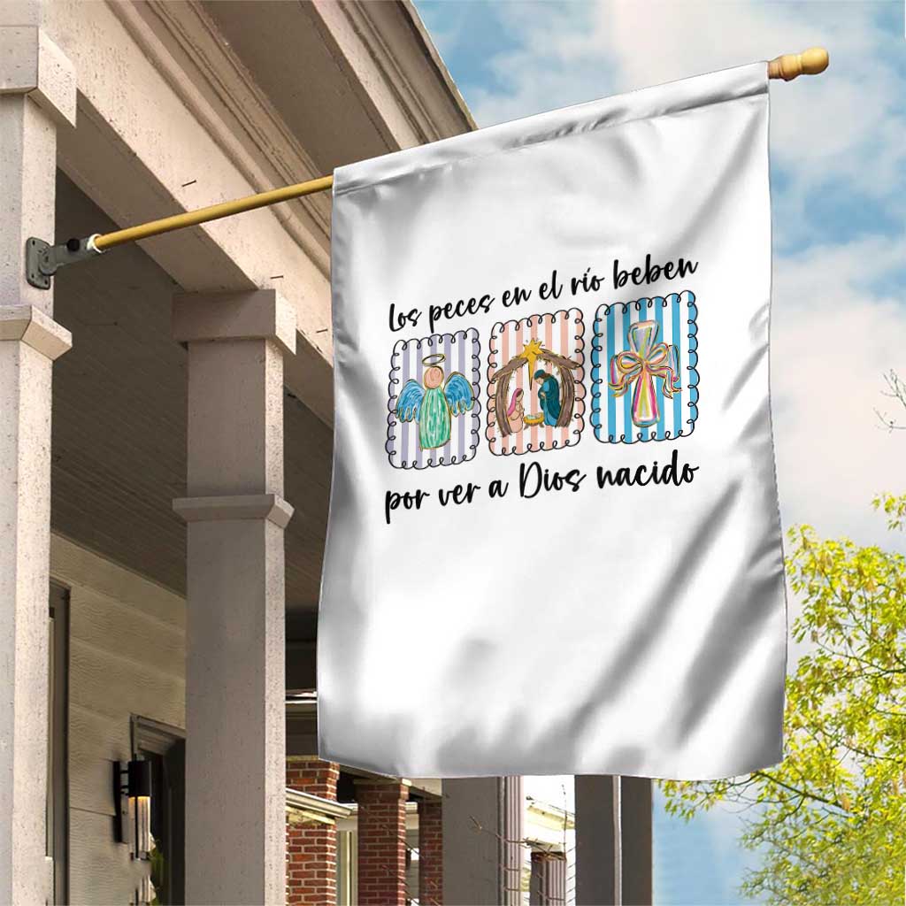 Nativity Scene Christian Christmas Garden Flag Feliz Navidad TS14 Print Your Wear