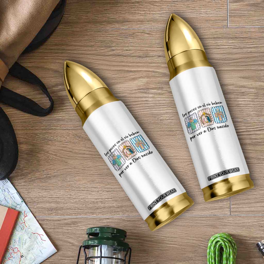 Nativity Scene Christian Christmas Bullet Tumbler Feliz Navidad TS14 Print Your Wear