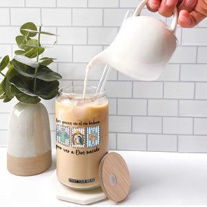 Nativity Scene Christian Christmas Glass Can Feliz Navidad TS14 Print Your Wear