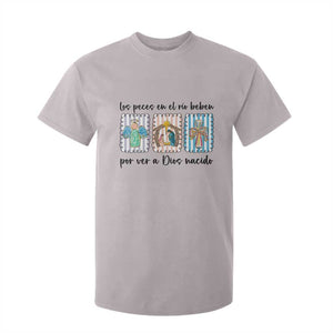 Nativity Scene Christian Christmas T Shirt For Kid Feliz Navidad TS14 Ice Gray Print Your Wear