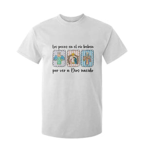 Nativity Scene Christian Christmas T Shirt For Kid Feliz Navidad TS14 White Print Your Wear