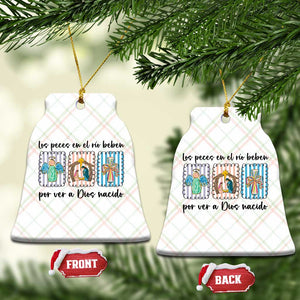 Nativity Scene Christian Christmas Ceramic Ornament Feliz Navidad TS14 Print Your Wear