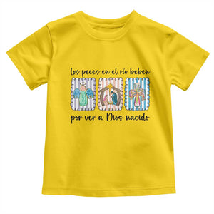 Nativity Scene Christian Christmas Toddler T Shirt Feliz Navidad TS14 Daisy Print Your Wear