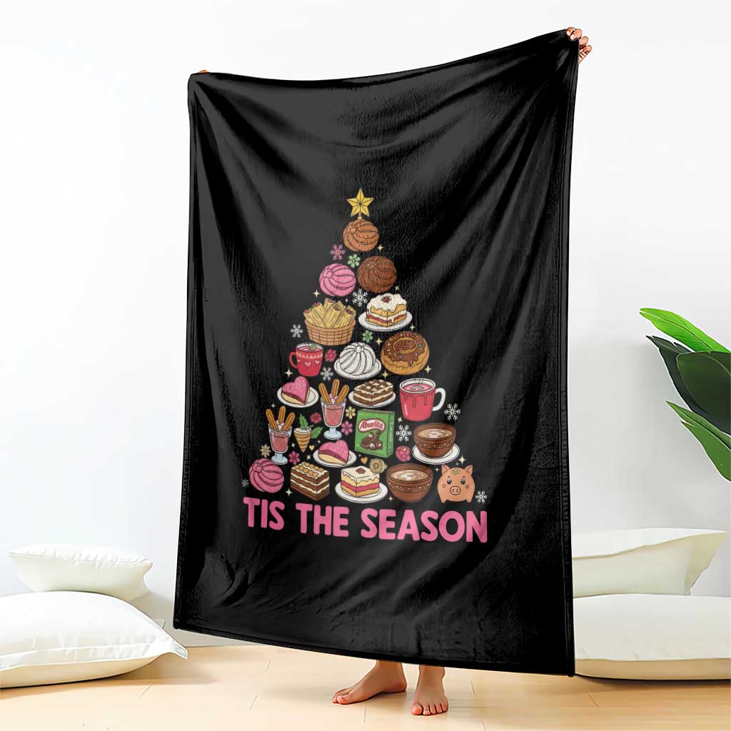 Tis The Season Mexican Christmas Throw Blanket TS14 Print Your Wear
