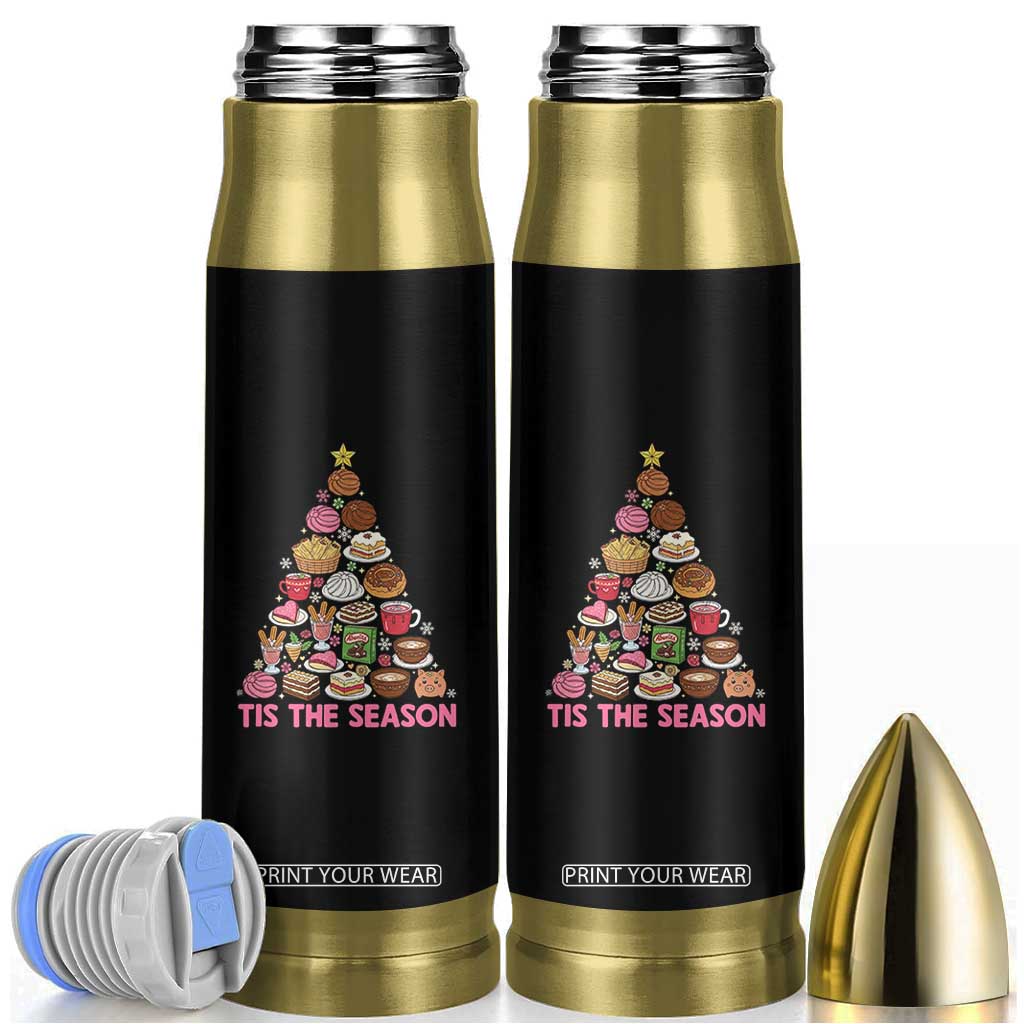 Tis The Season Mexican Christmas Bullet Tumbler TS14 Black Print Your Wear