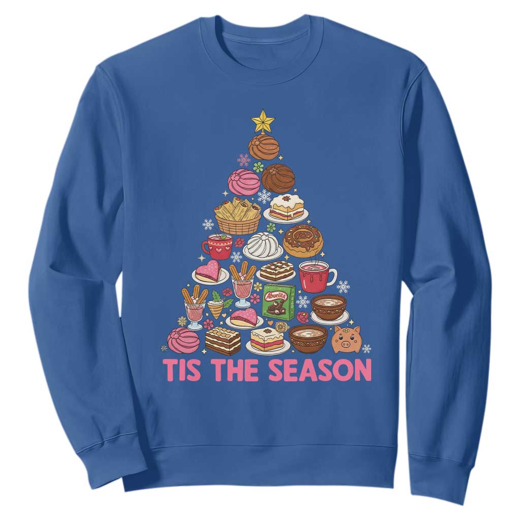 Tis The Season Mexican Christmas Sweatshirt TS14 Royal Blue Print Your Wear