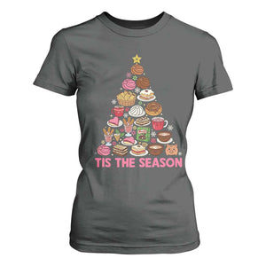 Tis The Season Mexican Christmas T Shirt For Women TS14 Dark Heather Print Your Wear