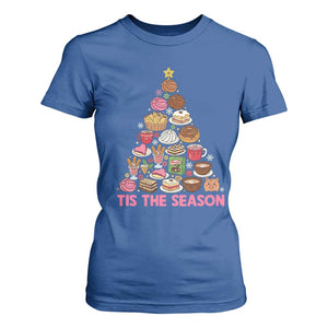 Tis The Season Mexican Christmas T Shirt For Women TS14 Royal Blue Print Your Wear