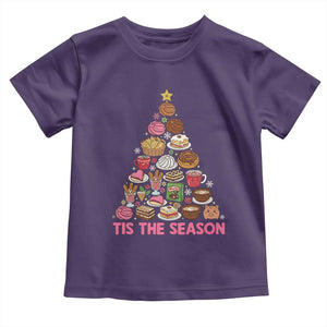 Tis The Season Mexican Christmas Toddler T Shirt TS14 Purple Print Your Wear