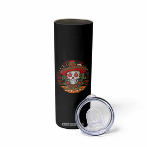 Sugar Skull Mexican Christmas Skinny Tumbler TS14 Print Your Wear