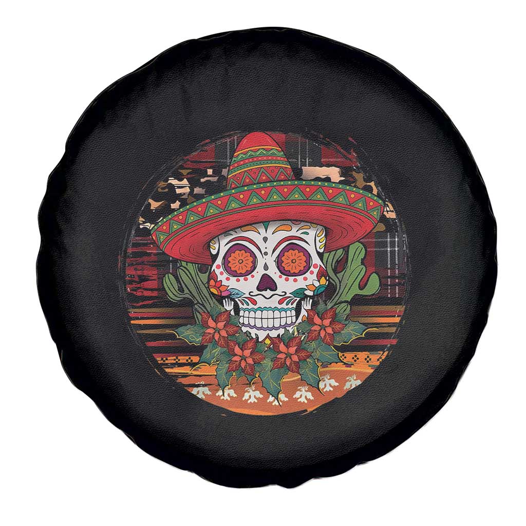 Sugar Skull Mexican Christmas Spare Tire Cover TS14 Print Your Wear