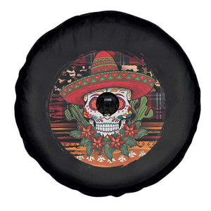 Sugar Skull Mexican Christmas Spare Tire Cover TS14 Print Your Wear