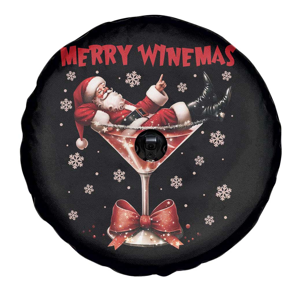 Funny Christmas Wine Spare Tire Cover Santa Feeling Xmas TS14 Print Your Wear