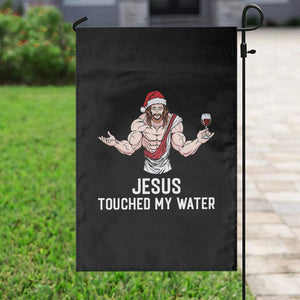 Funny Christmas Wine Garden Flag Jesus Drank Wine TS14 Print Your Wear