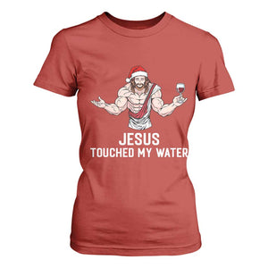 Funny Christmas Wine T Shirt For Women Jesus Drank Wine TS14 Red Print Your Wear