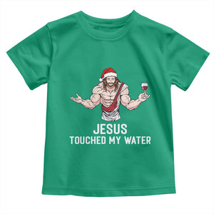 Funny Christmas Wine Toddler T Shirt Jesus Drank Wine TS14 Irish Green Print Your Wear