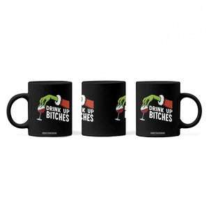 Funny Christmas Wine Coffee Mug Drink Up Bitches TS14 Print Your Wear