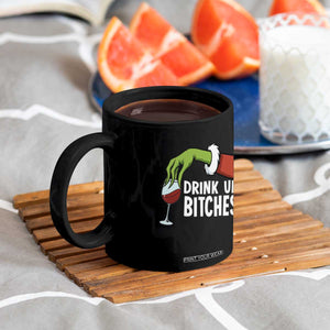 Funny Christmas Wine Coffee Mug Drink Up Bitches TS14 Print Your Wear