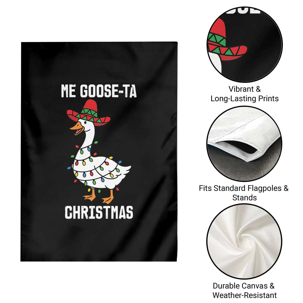 Me Goose Ta Garden Flag Funny Mexican Christmas TS14 Print Your Wear